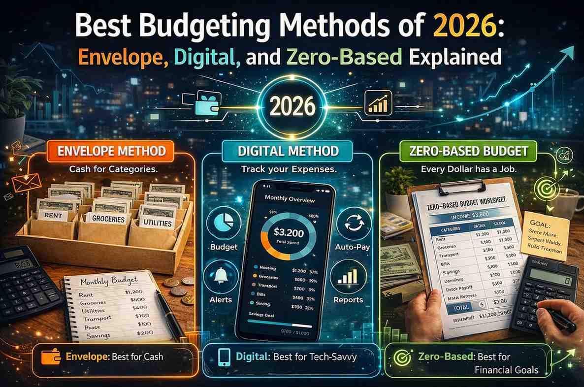 best budgeting methods of 2026 envelope digital and zero based explained with cash envelopes mobile app and planner