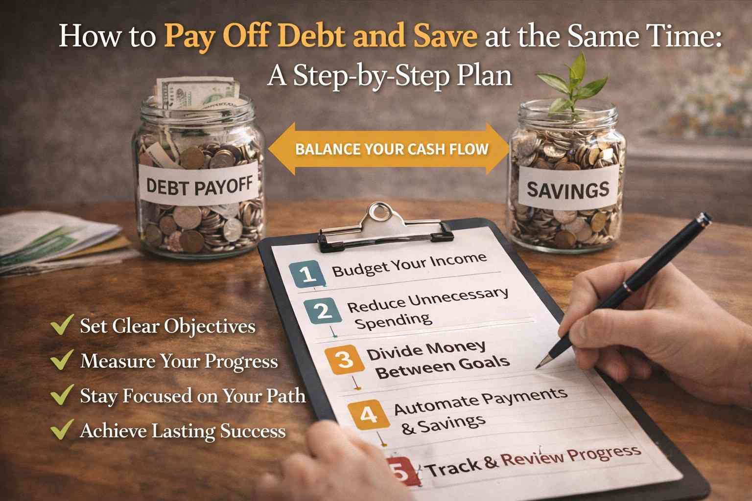 How to Pay Off Debt and Save at the Same Time: A Step-by-Step Plan