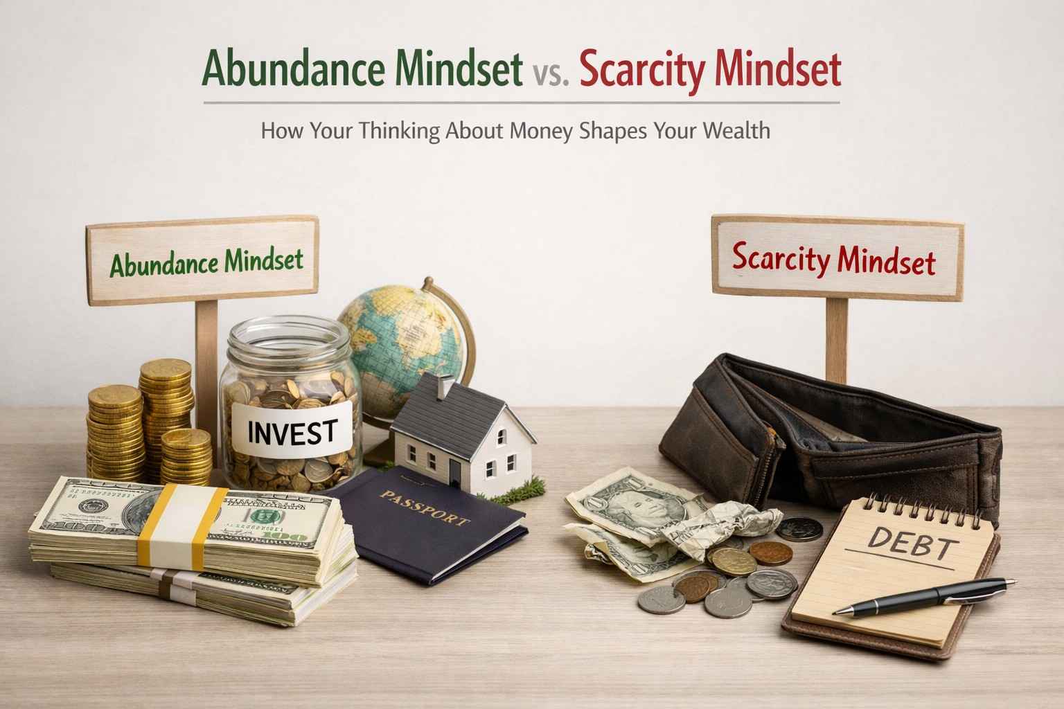 Abundance Mindset vs. Scarcity Mindset: How Your Thinking About Money Shapes Your Wealth In 2026